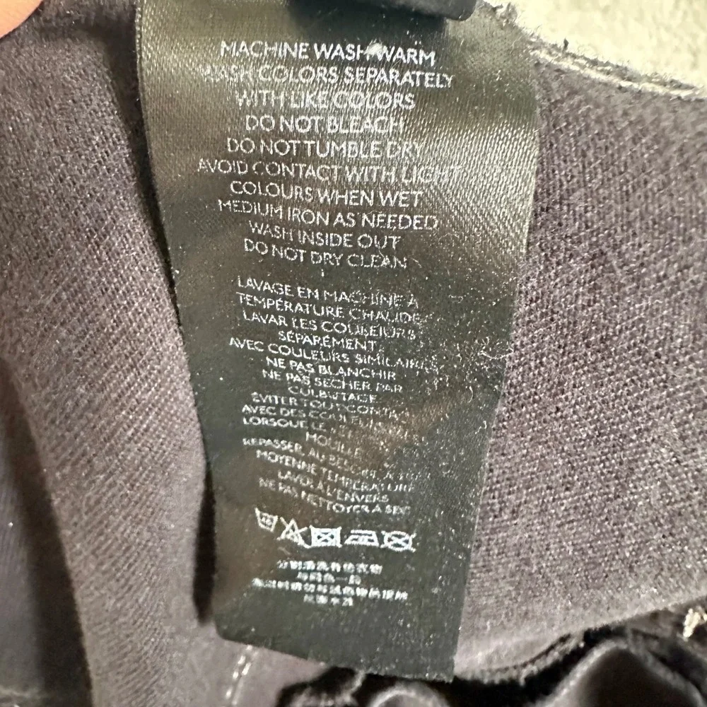 BDG Urban Outfitters Skate Shorts Black Contrast Stitch Utility Pocket Sz Small